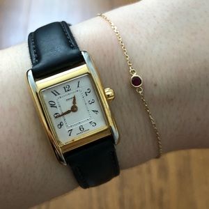 Coach Gold and Leather Watch